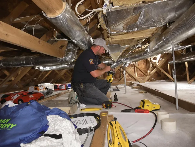 Professional air duct repair by Barrington Air Duct Cleaning in Barrington