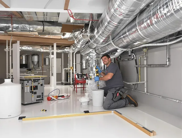 Professional duct sealing service by Barrington Air Duct Cleaning in Barrington